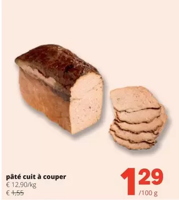 pâté cuit à couper