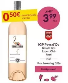 De - Gris de Gris Expert Club Rosé