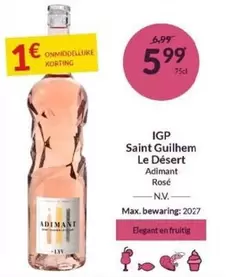 Saint Guilhem Le Désert Adimant Rosé