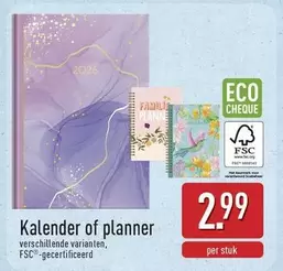Kalender of planner