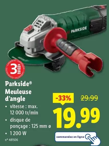 De - Meuleuse d'angle