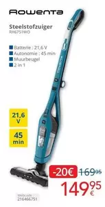 Steelstofzuiger RH6751WO
