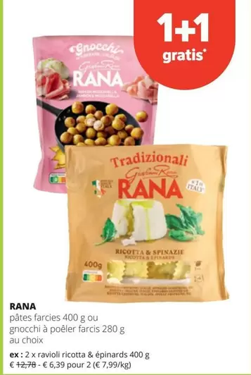 Ricotta - pâtes farcies ou gnocchi à poêler farcis