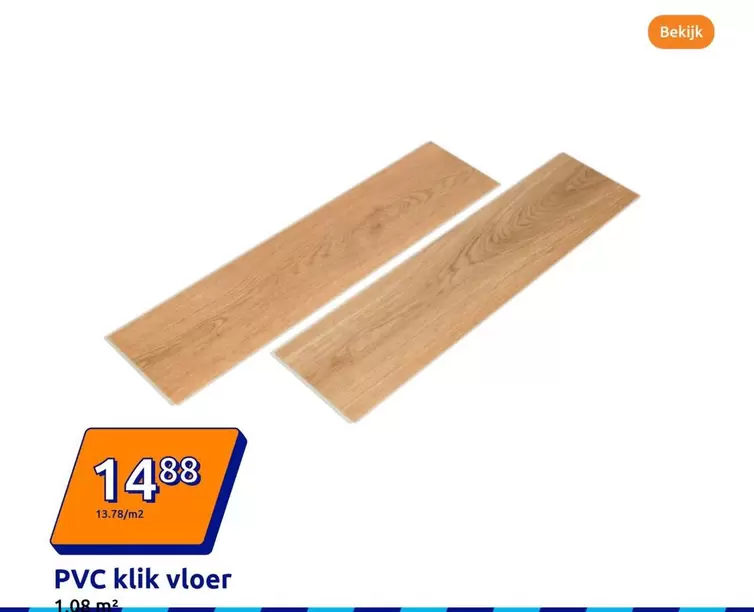 PVC klik vloer
