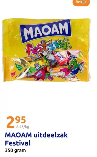 uitdeelzak Festival
