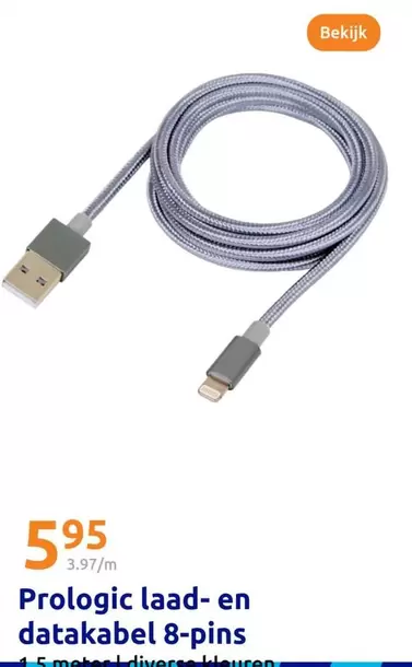 laad- en datakabel 8-pins