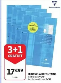 BLOCS CLAIREFONTAINE