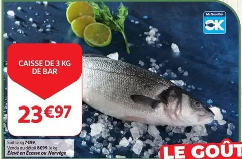 De - CAISSE DE 3 KG DE BAR