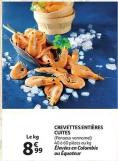 CREVETTES ENTIÈRES CUITES