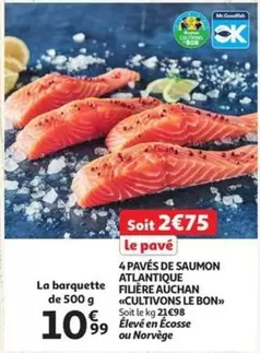 Ok - 4 PAVÉS DE SAUMON ATLANTIQUE