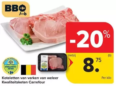 Koteletten van varken van weleer
