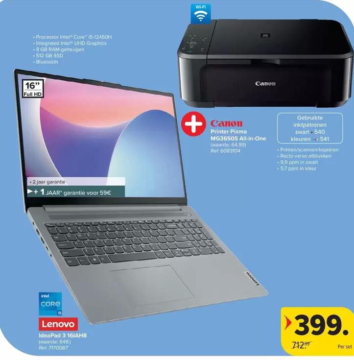 Canon - Printer Pixma MG3650S All-in-One