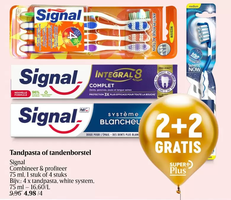 De - Tandpasta of tandenborstel
