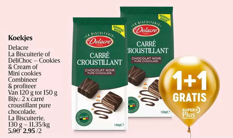 Carré croustillant pure chocolade