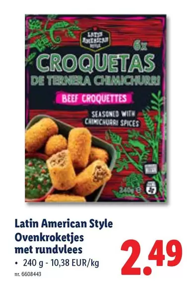 De - Ovenkroketjes met rundvlees
