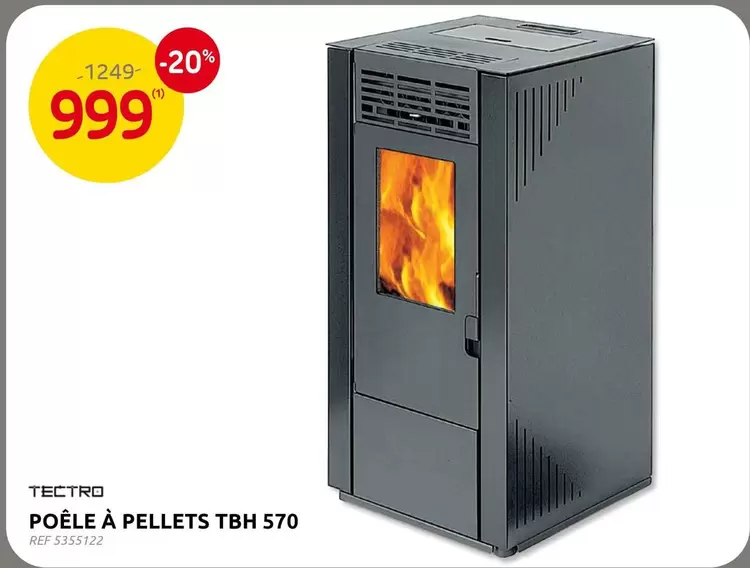 POÊLE À PELLETS TBH 570