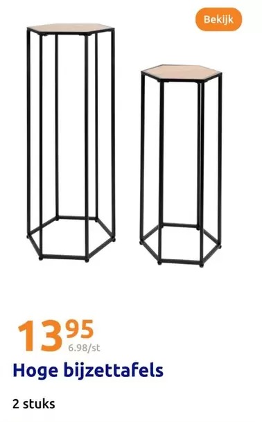 Hoge bijzettafels