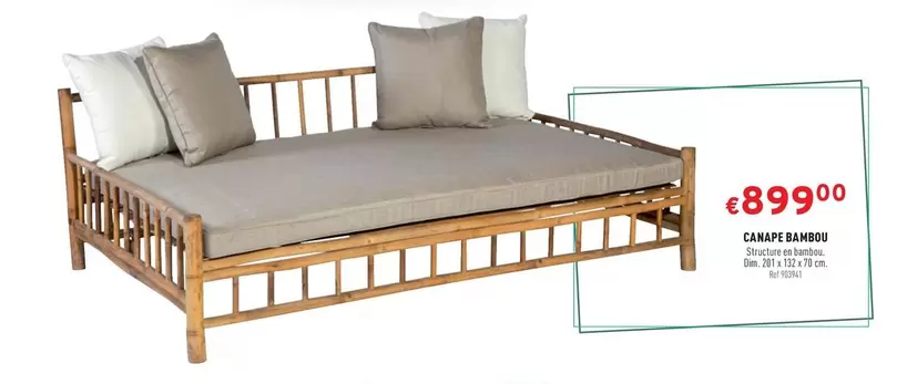 CANAPÉ BAMBOU