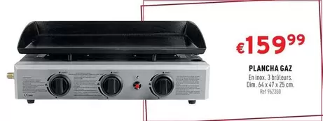 PLANCHA GAZ