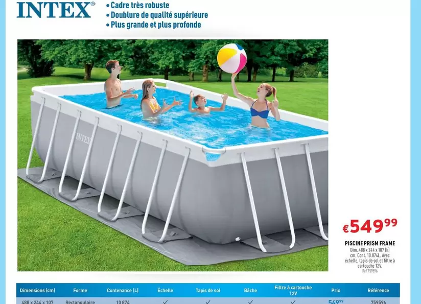 Intex - PISCINE PRISM FRAME