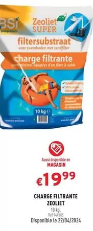 De - CHARGE FILTRANTE ZEOLIET