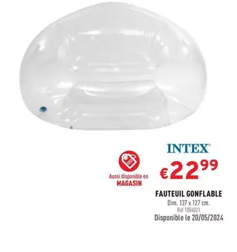 Intex - FAUTEUIL GONFLABLE