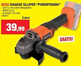 ACCU HAAKSE SLIJPER "POWDP05000"