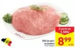 De - Rôti de porc au jambon