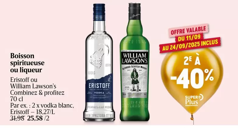 Eristoff ou William Lawson's