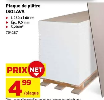 De - Plaque de plâtre