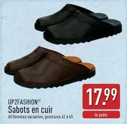 Sabots en cuir