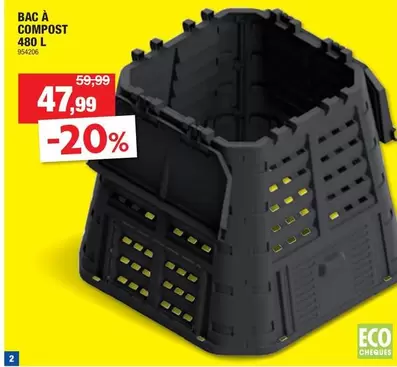 BAC À COMPOST 480 L