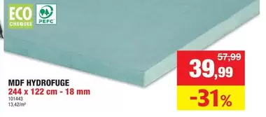MDF HYDROFUGE