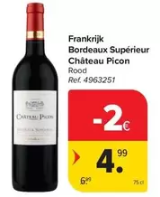 Bordeaux -  Supérieur Château Picon Rood