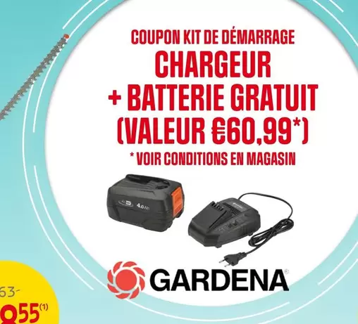 De - CHARGEUR + BATTERIE GRATUIT