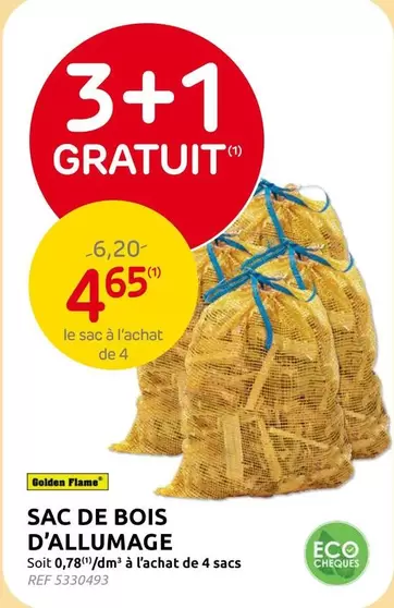 De - SAC DE BOIS D'ALLUMAGE