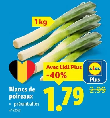 De - Blancs de poireaux