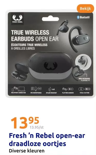 Connection - open-ear draadloze oortjes