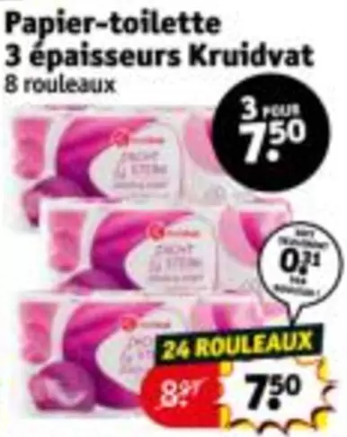 Papier-toilette 3 épaisseurs