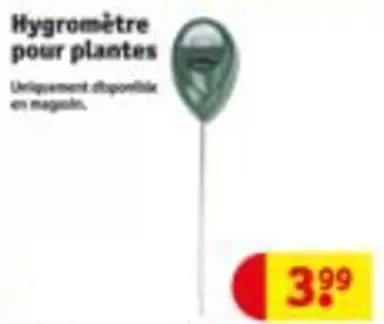 Hygromètre pour plantes