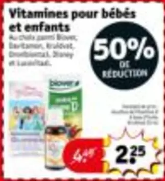 De - Vitamines pour bébés et enfants