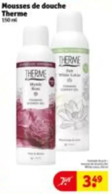 De - Mousses de douche