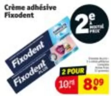 Crème adhésive