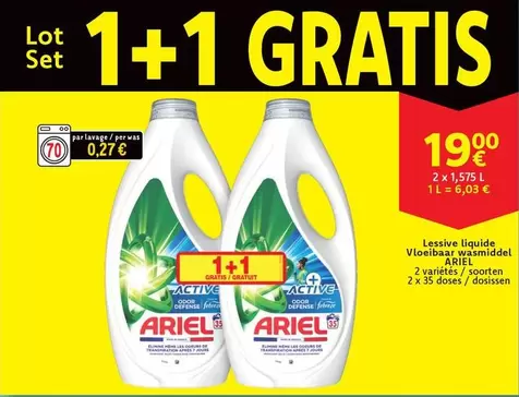 Lessive liquide Vloeibaar wasmiddel