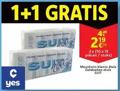 Mouchoirs blancs étuis Zakdoeken etuis