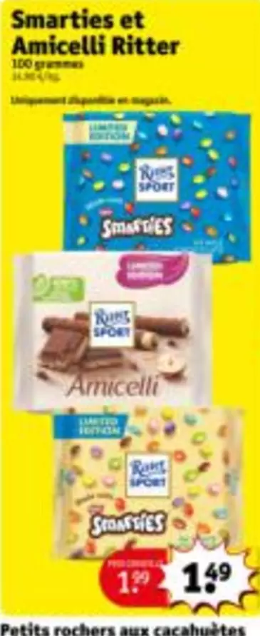 Smarties et Amicelli Ritter