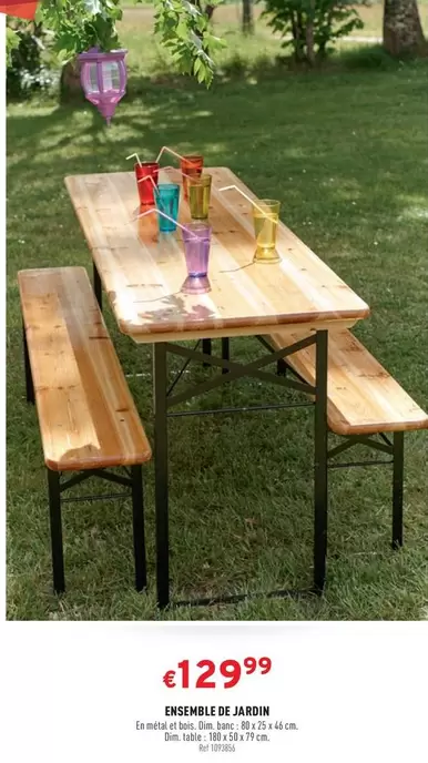 De - ENSEMBLE DE JARDIN
