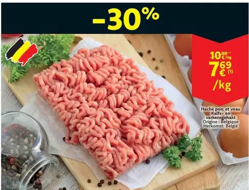 Haché por et veau