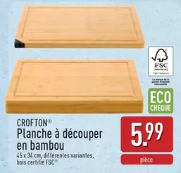 Planche à découper en bambou