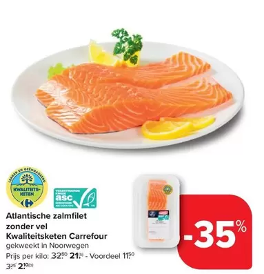 Atlantische zalmfilet